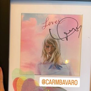 SIGNED LOVER ALBUM BOOKLET